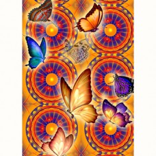 FRACTALIZATION GREETING CARD Butterfly Haven